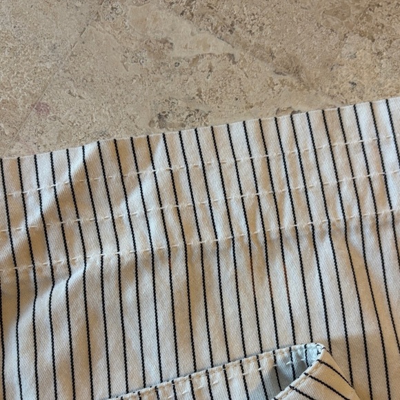 Banana Republic size 6 100% organic cotton Striped pants - Picture 4 of 5